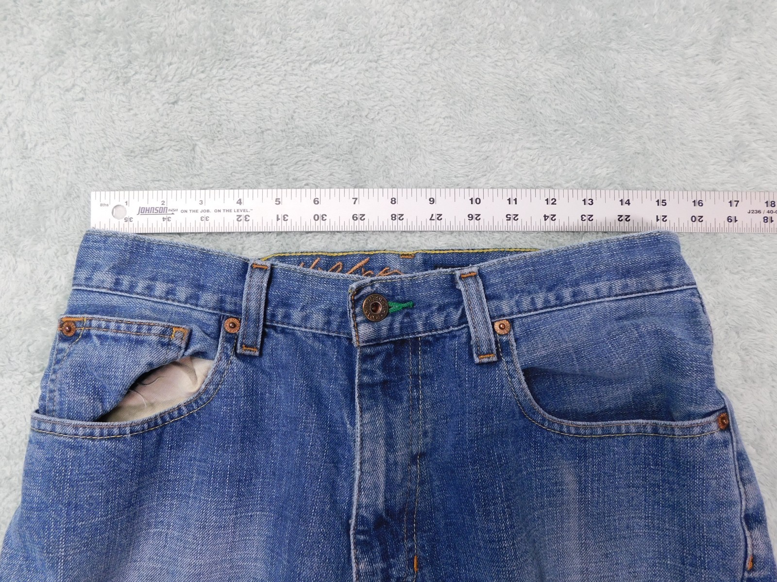 Tommy Hilfiger Men’s Relaxed Jeans Denim Blue Medium Wash Size 32×30*30Wx29L*