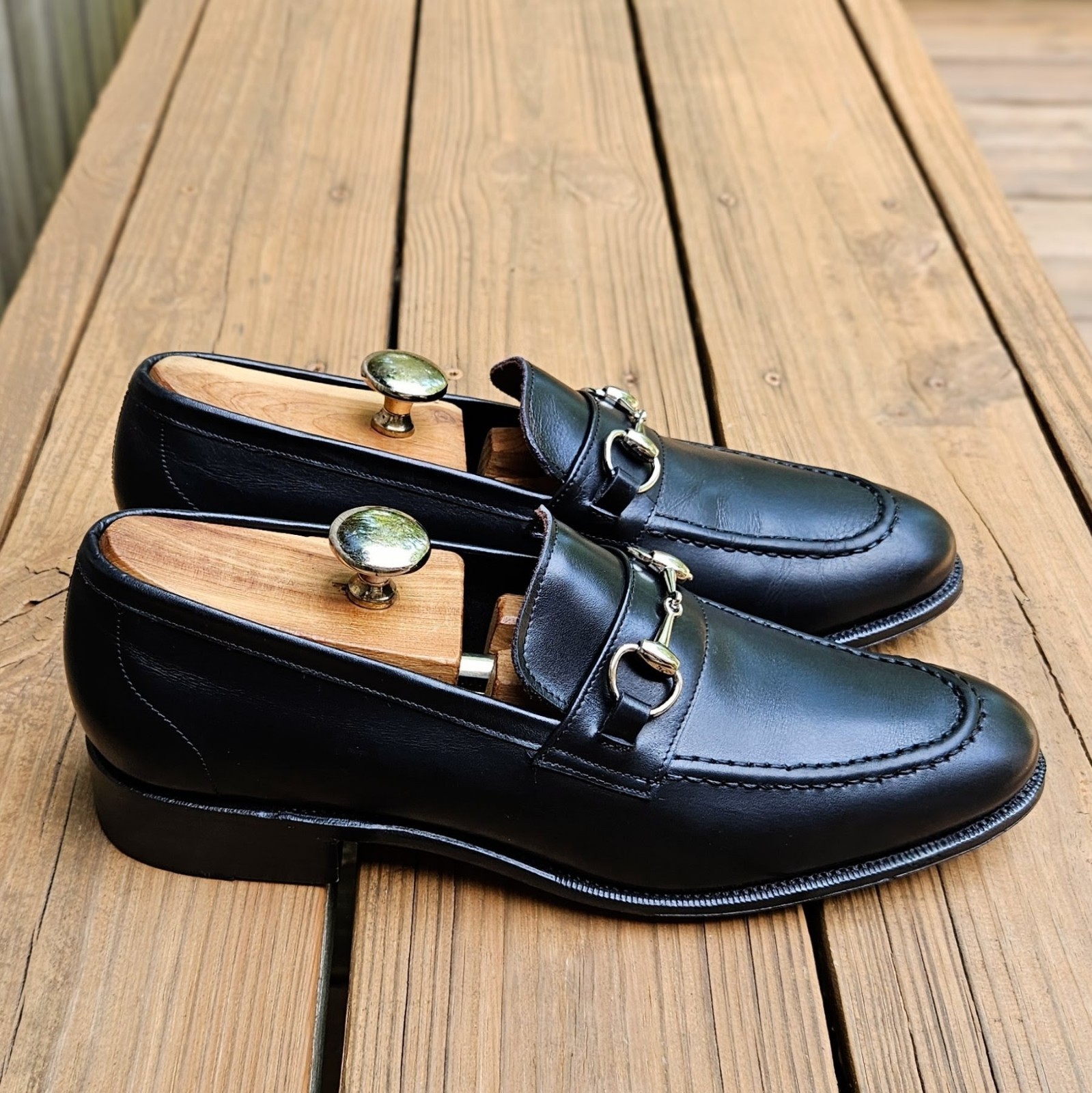 Meermin Horsebit Loafers Black Calf Size 10 D US 114678 $230 WORN 2X!