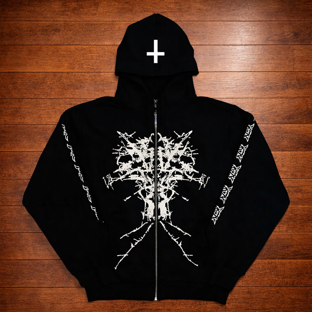 Ken Carson A Great Chaos AGC Merch OFFICIAL Zip Up 100% Cotton
