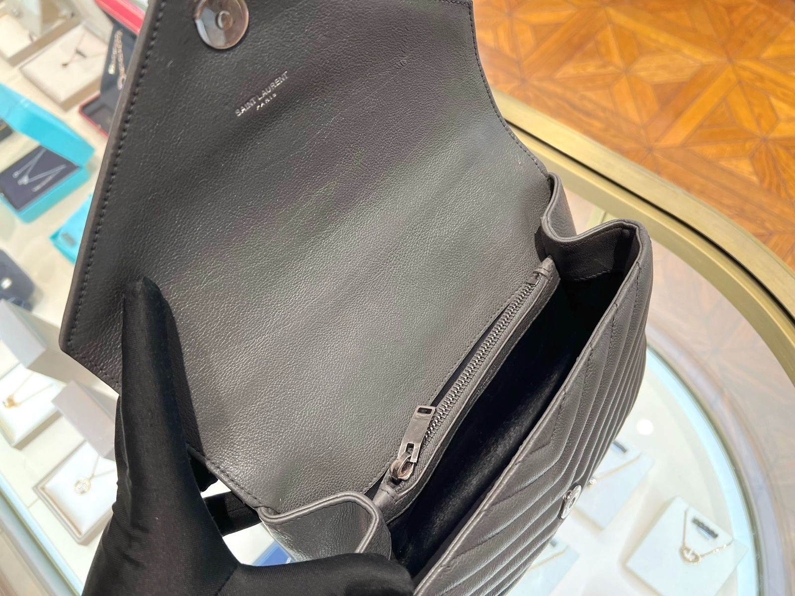 Saint laurent Pre-Owned Authentic MONOGRAM COLLEGE Collection Messenger Bag