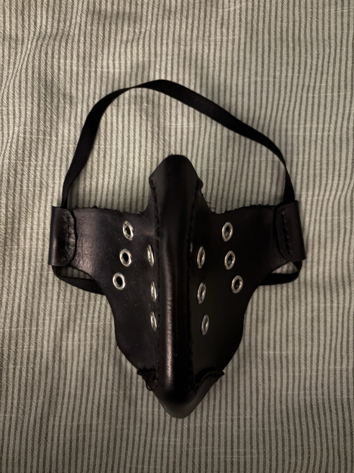 Homemade Leather Mask For Fun Halloween Costume
