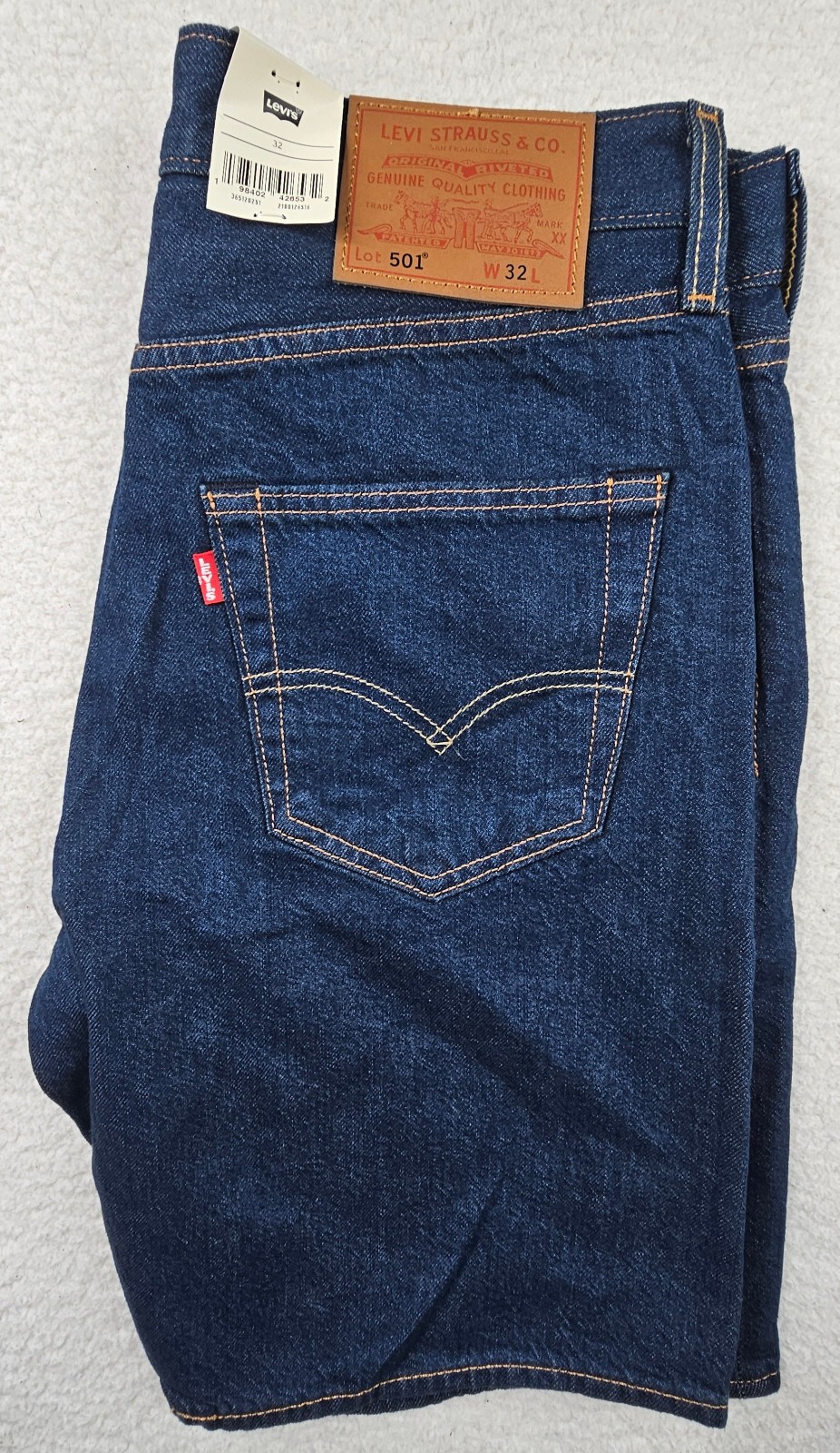 Levis 501 Mens Classic Cotton Original Fit Stonewash Denim Shorts PICK YOUR SIZE