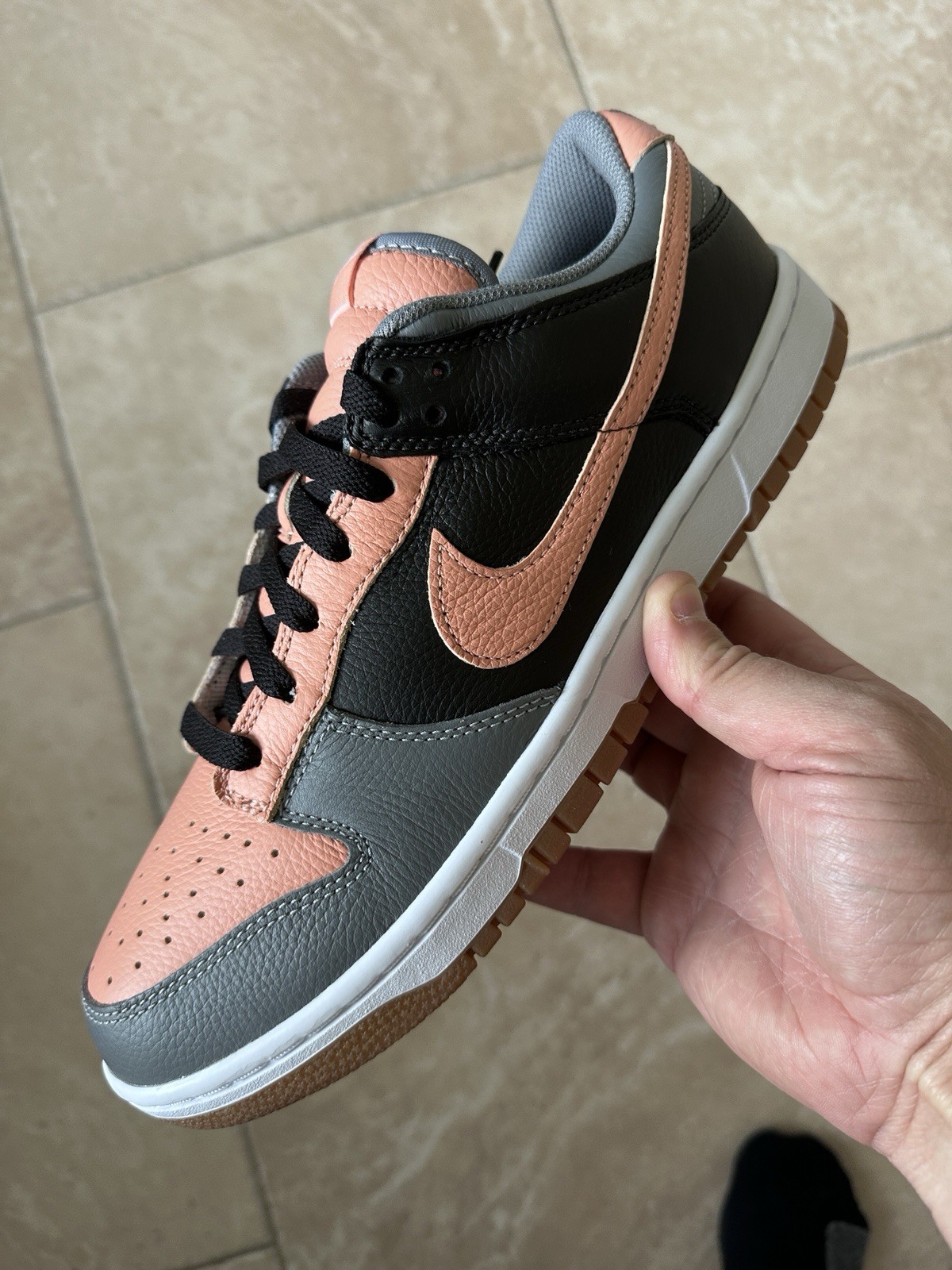 Nike Dunk by you ID 10.5 Black Grey Coral Brand new With Box