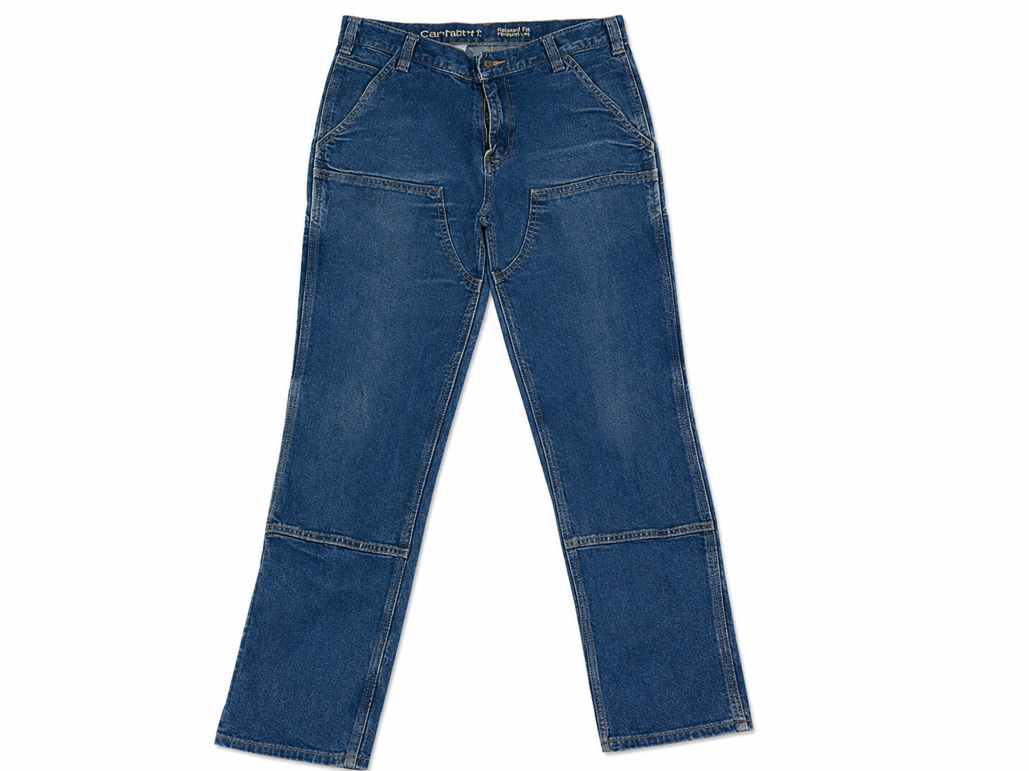 Carhartt Double Knee Pants Style 103329-491 (Relaxed Fit Rugged Flex Denim)