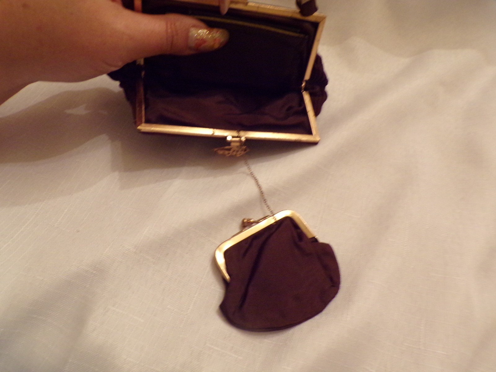 Antique Brown Small Handbag JEMCO 1925
