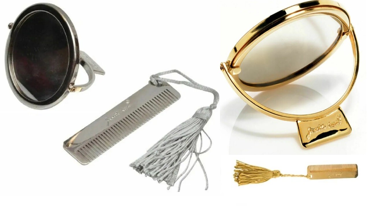 Judith Leiber Double-sided Mirror & Comb, Sold separatly, choose from menu
