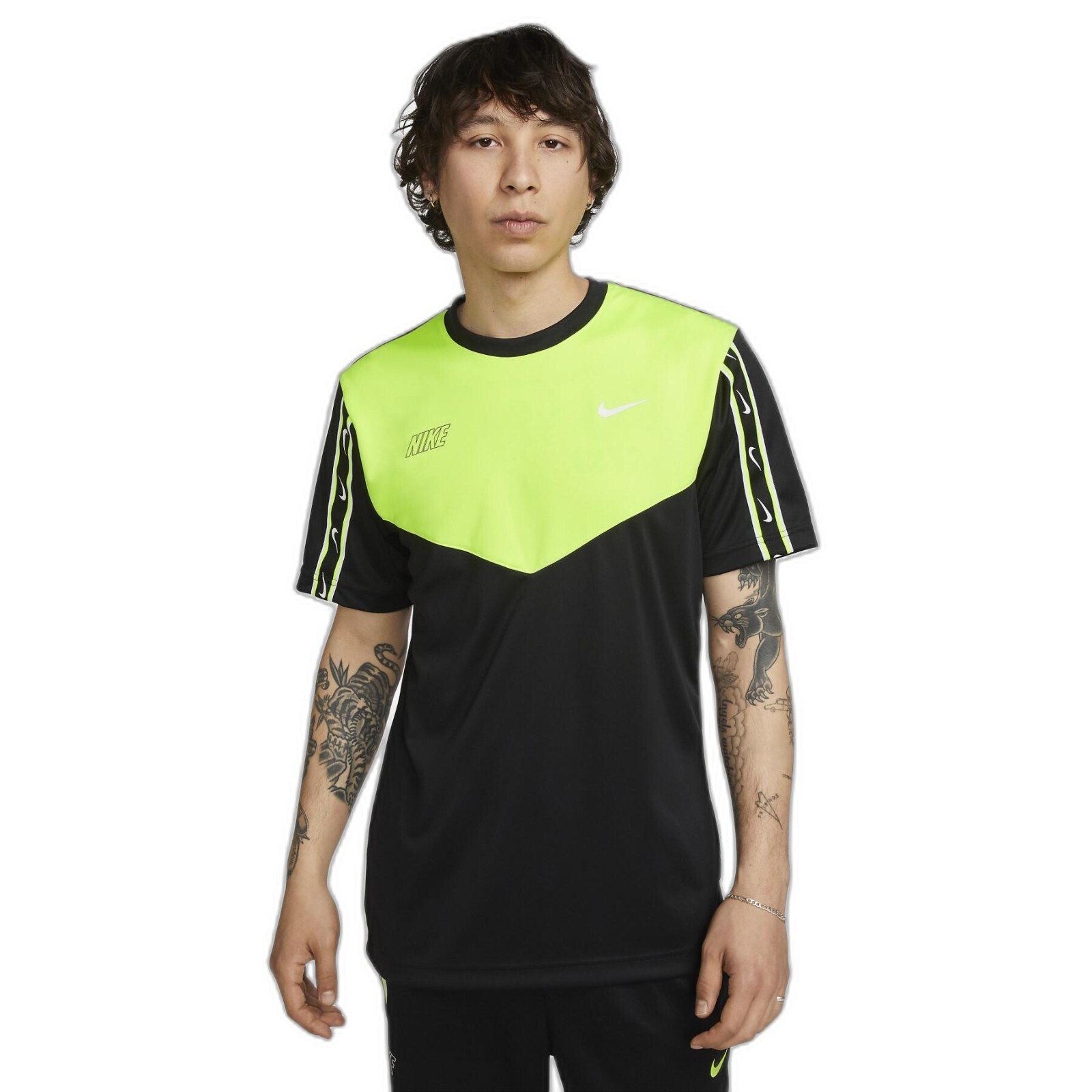 Nike Men’s Sportswear Jersey Active Short Sleeve Graphic Top DX2301-013 Medium