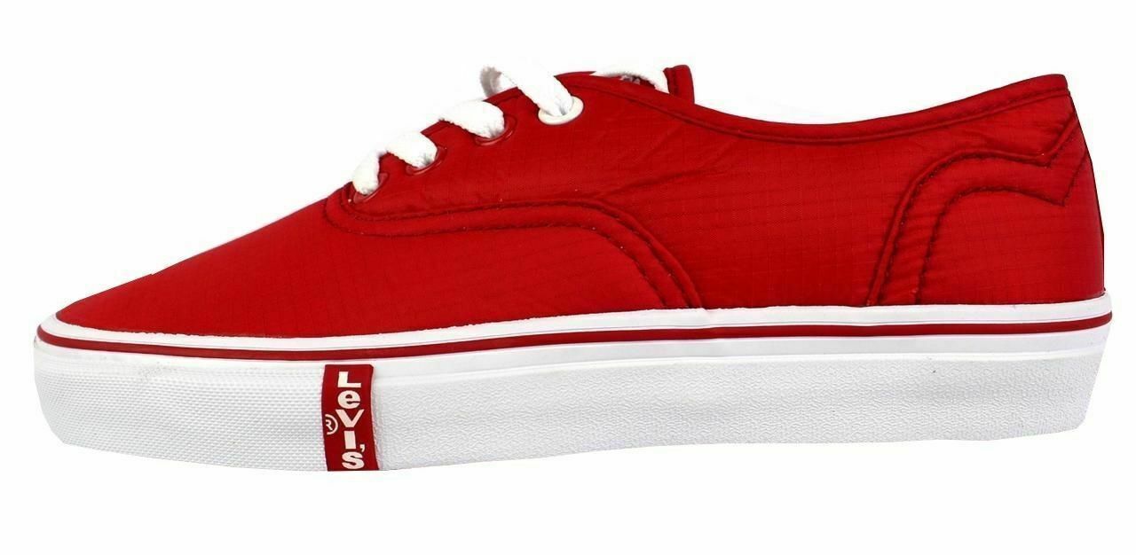 Levi’s Women’s Classic Premium Atheltic Sneakers Shoes Rylee 524342-01R Red