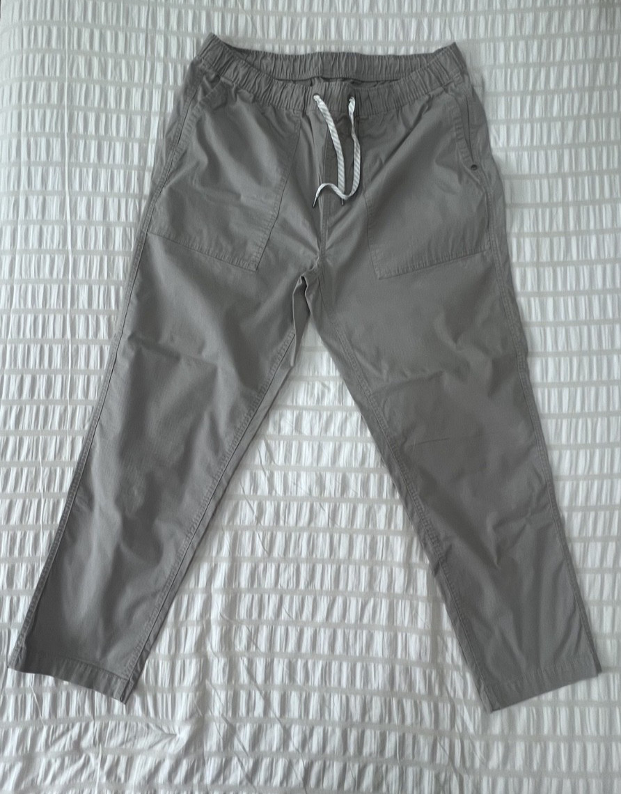 Vuori Ripstop Pant Dura Terra Straight Elastic Waist Drawstring Mens Sz XXL Mens