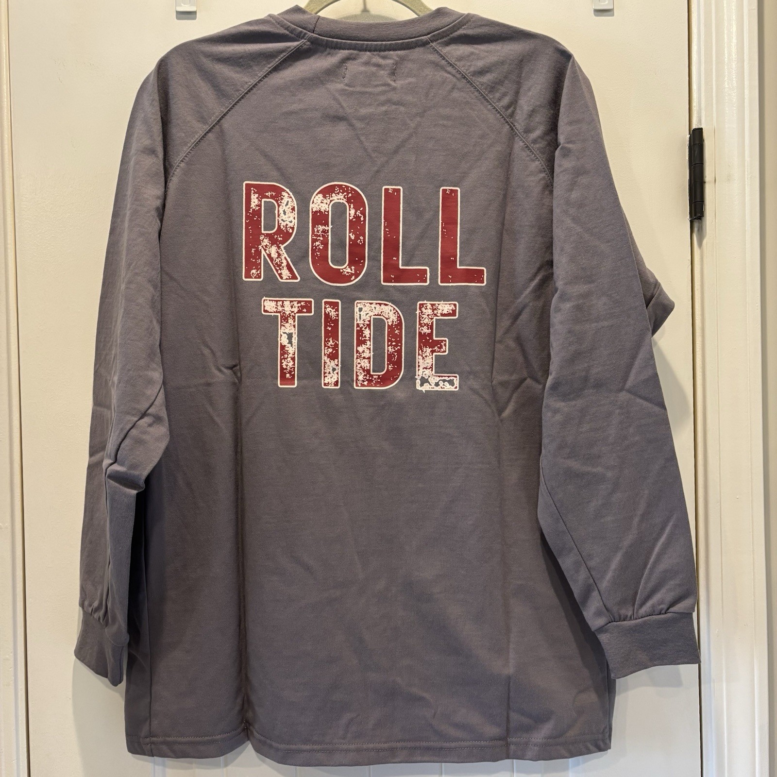 NEW Flame Resistant FR Long Sleeve Shirt Alabama Roll Tide Welder Sz Large