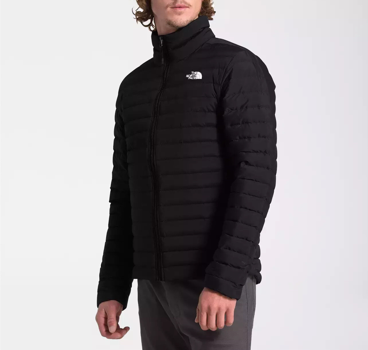 The North Face Mens Minoqua Insulated 550-Down FZ Puffer Jacket Black NWT $180