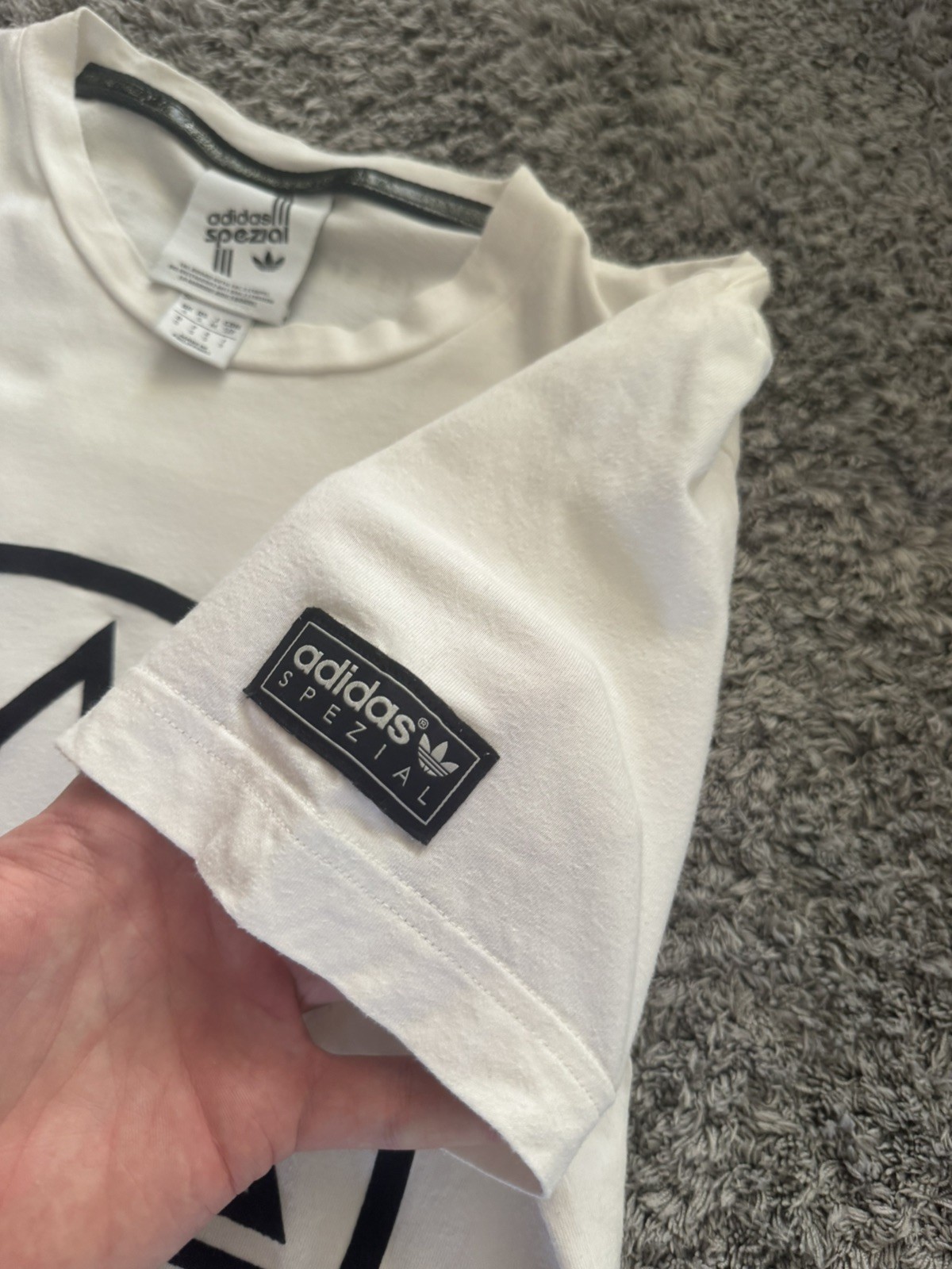 LOT OF 2 t-shirts Adidas SPZL MOD TREFOIL 2017 S and NEW ORDER M SPEZIAL