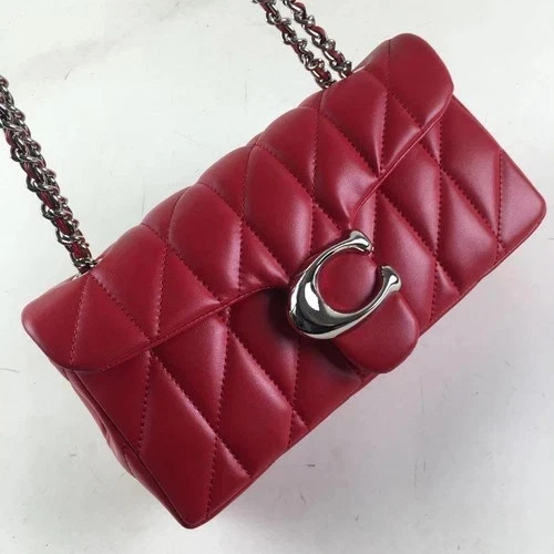 COACH Tabby Shoulder Bag 26 – Quilted CP150 Wine Red