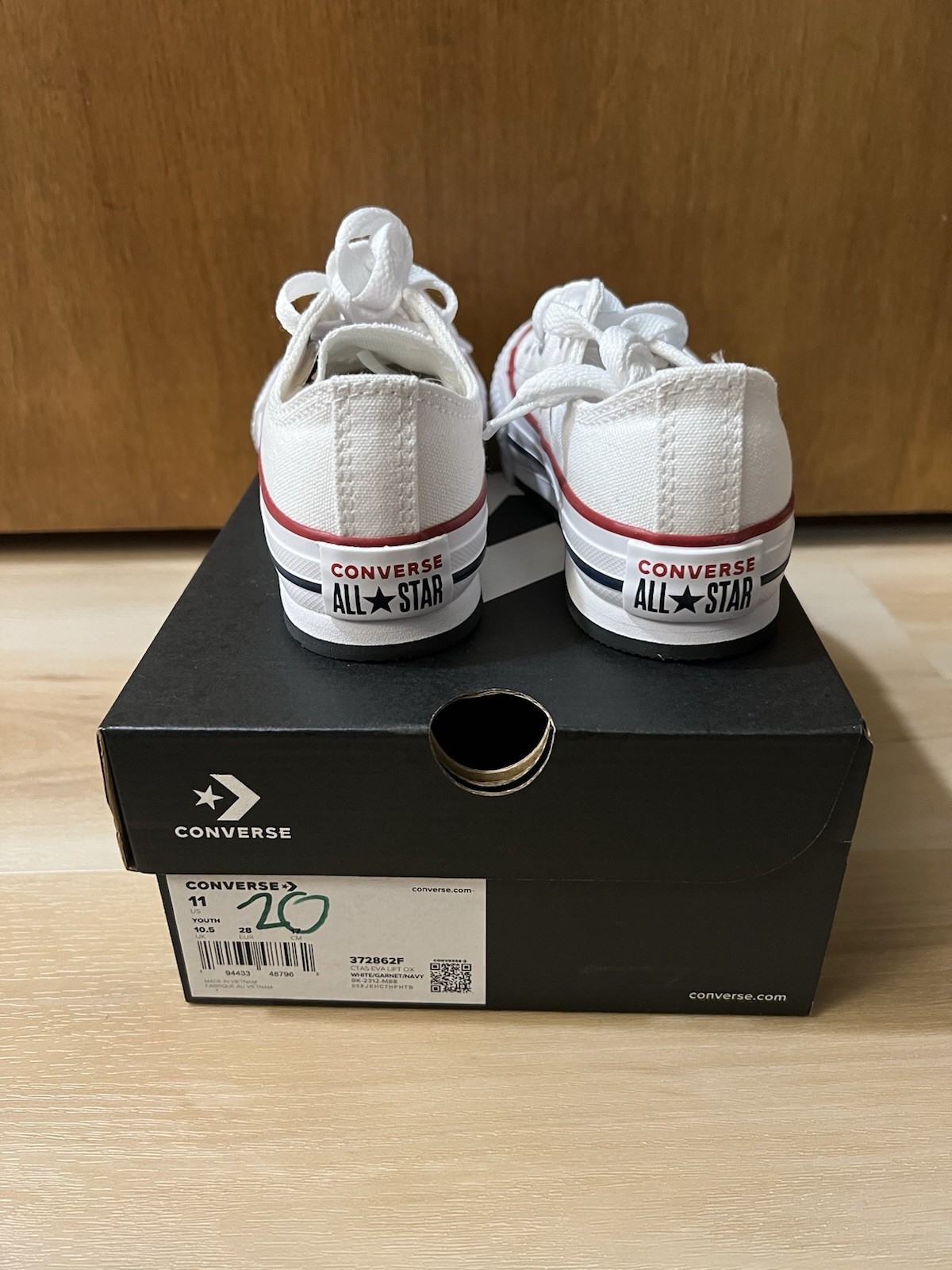 New Converse Kids Chuck Taylor All Star Eva Lift Canvas Platform OX Youth 11