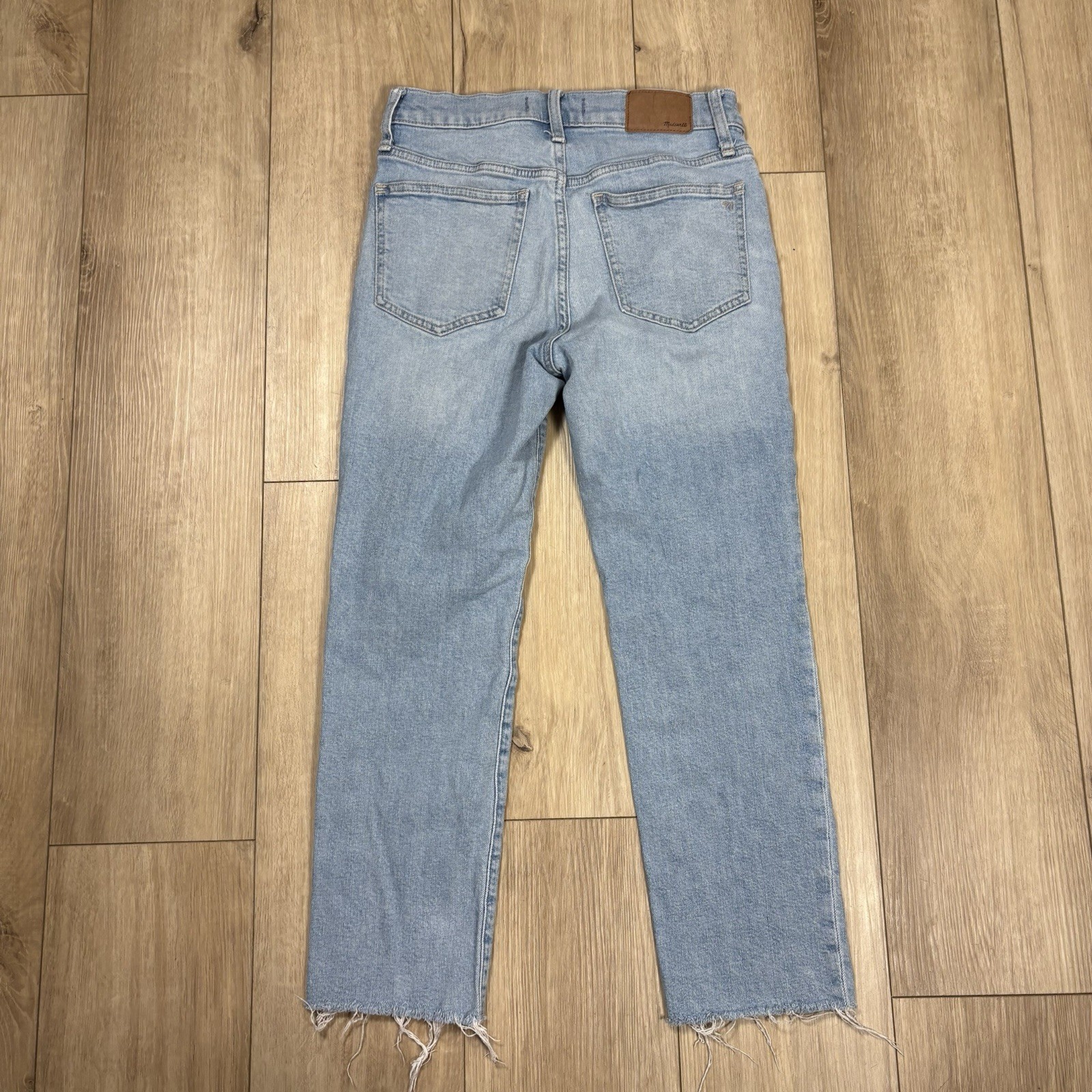 Madewell The Perfect Vintage Cropped Jeans Womens 25P Blue Light Wash High Rise