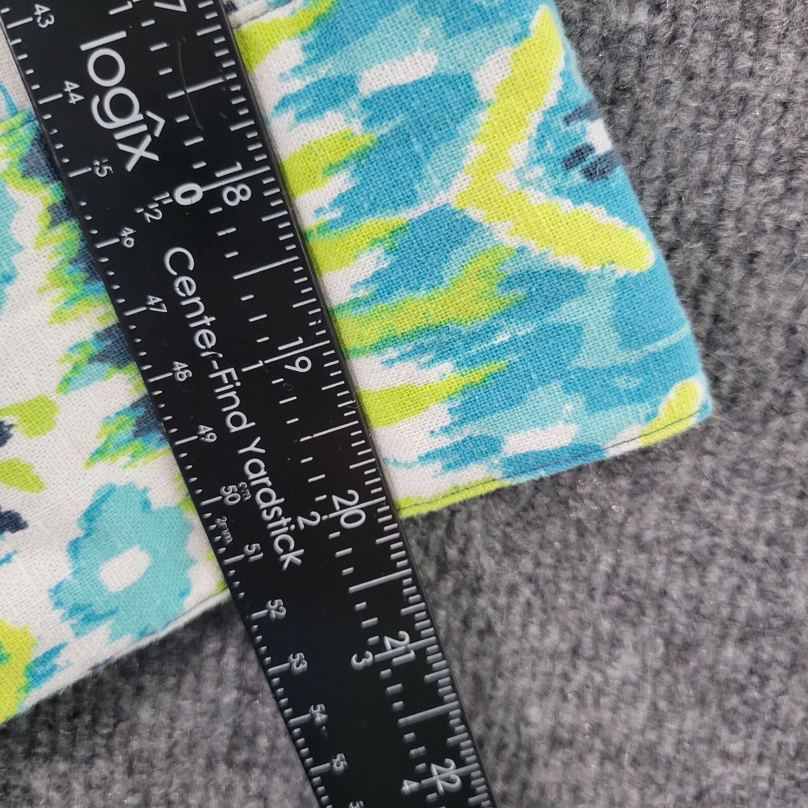 NWT ALI MILES Blue Green Ikat Floral Linen Artsy Toggle Button Up Top SIZE 2X