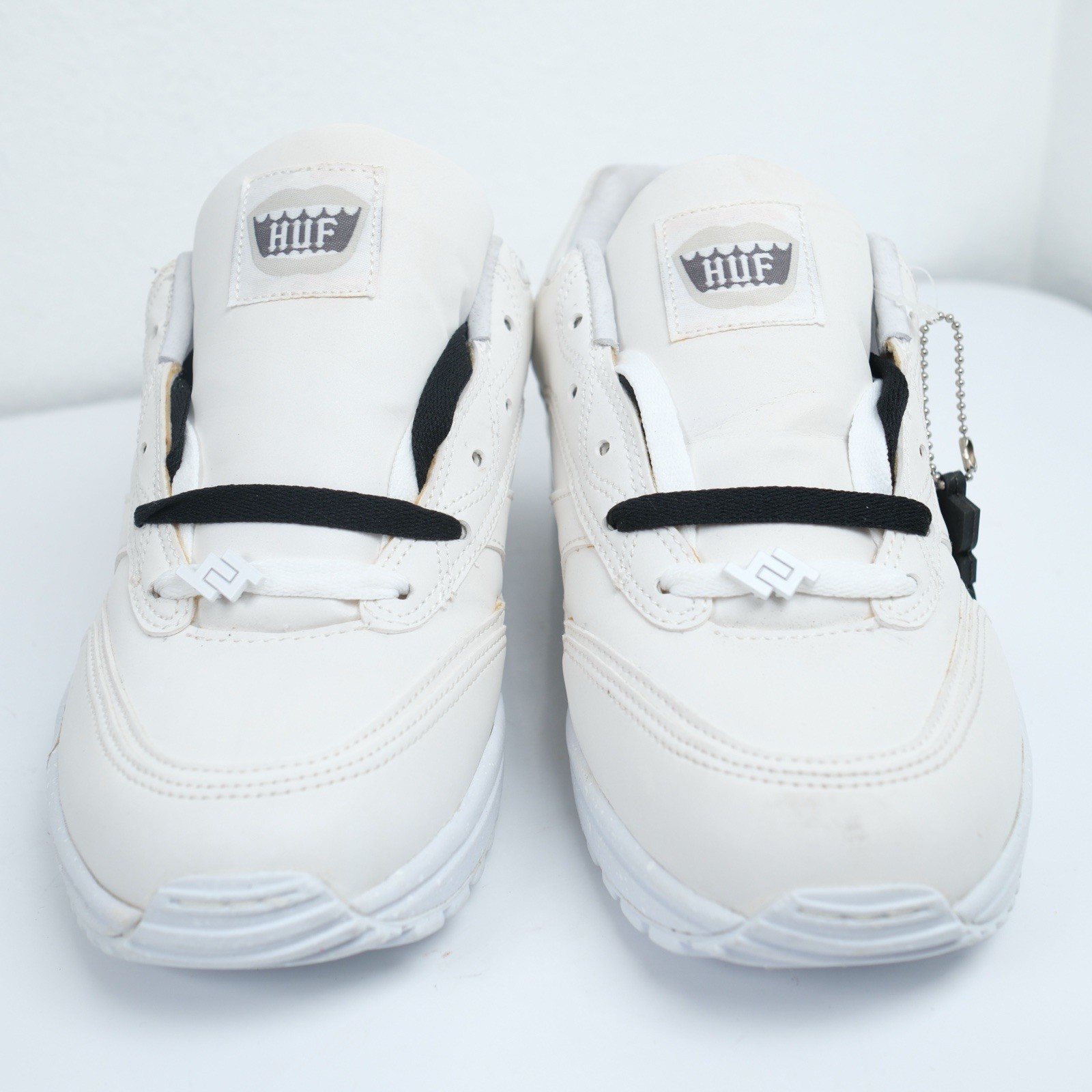 Vintage 2007 DVS Huf 4 White 3M size 9 Skate Shoes READ
