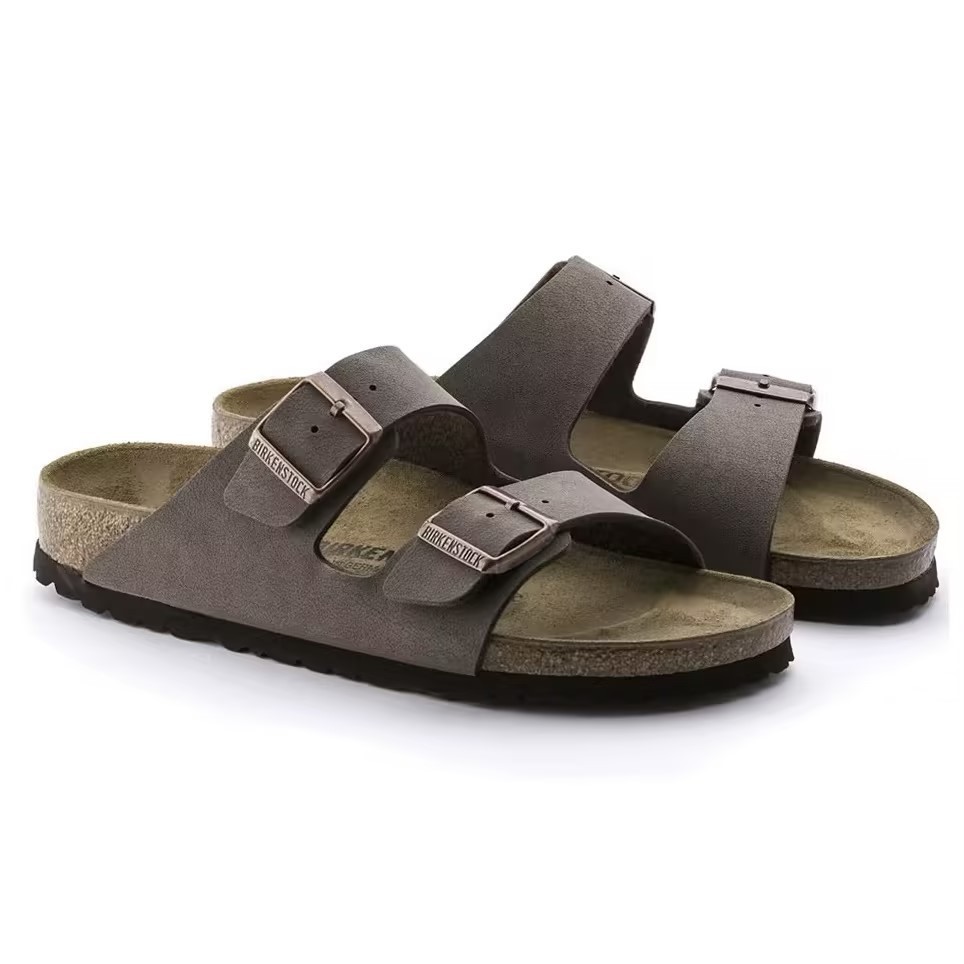 Birkenstock Arizona Mocha Birkibuc Leather Soft Footbed Sandals Size US 6-12