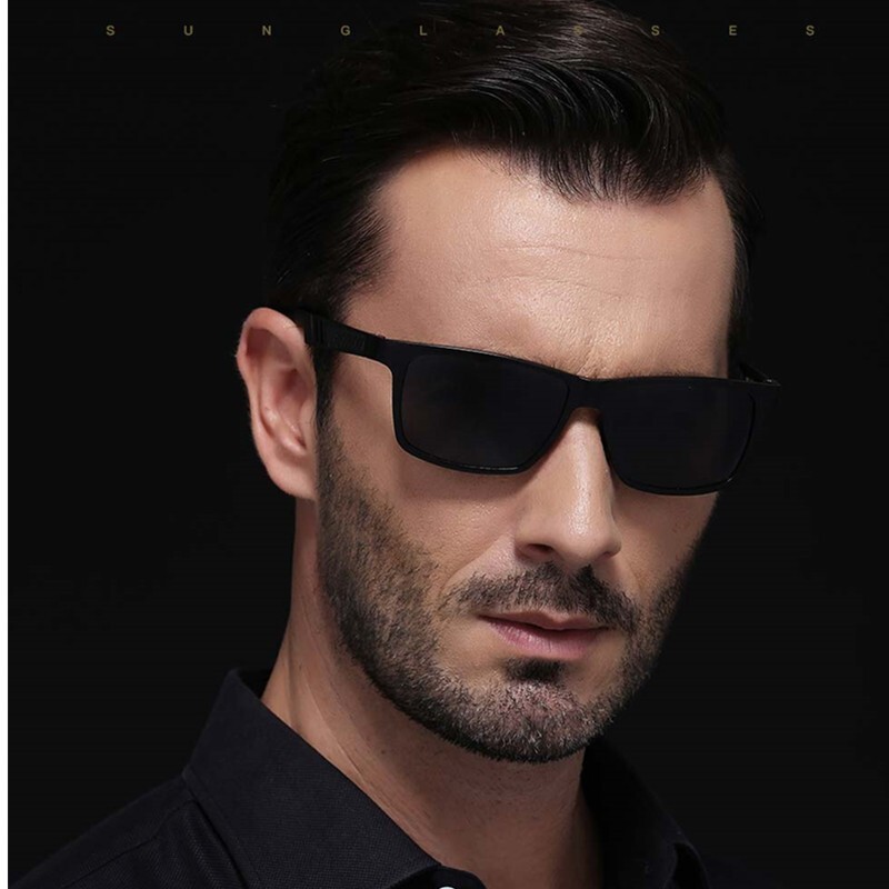 Aluminium Polarized Sunglasses Men UV400 Mirrored Driving Sport Glasses Case US