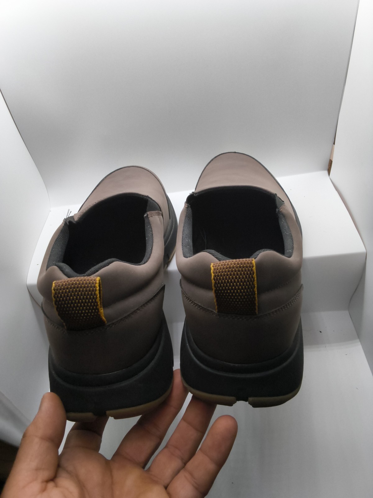 GERRY MEN’S MOC II SLIP ON SHOES, BROWN SIZE:11
