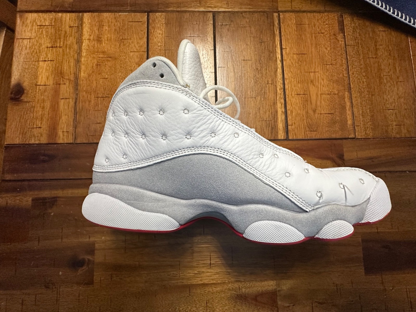 Size 8.5 – Air Jordan 13 Retro White Wolf Grey