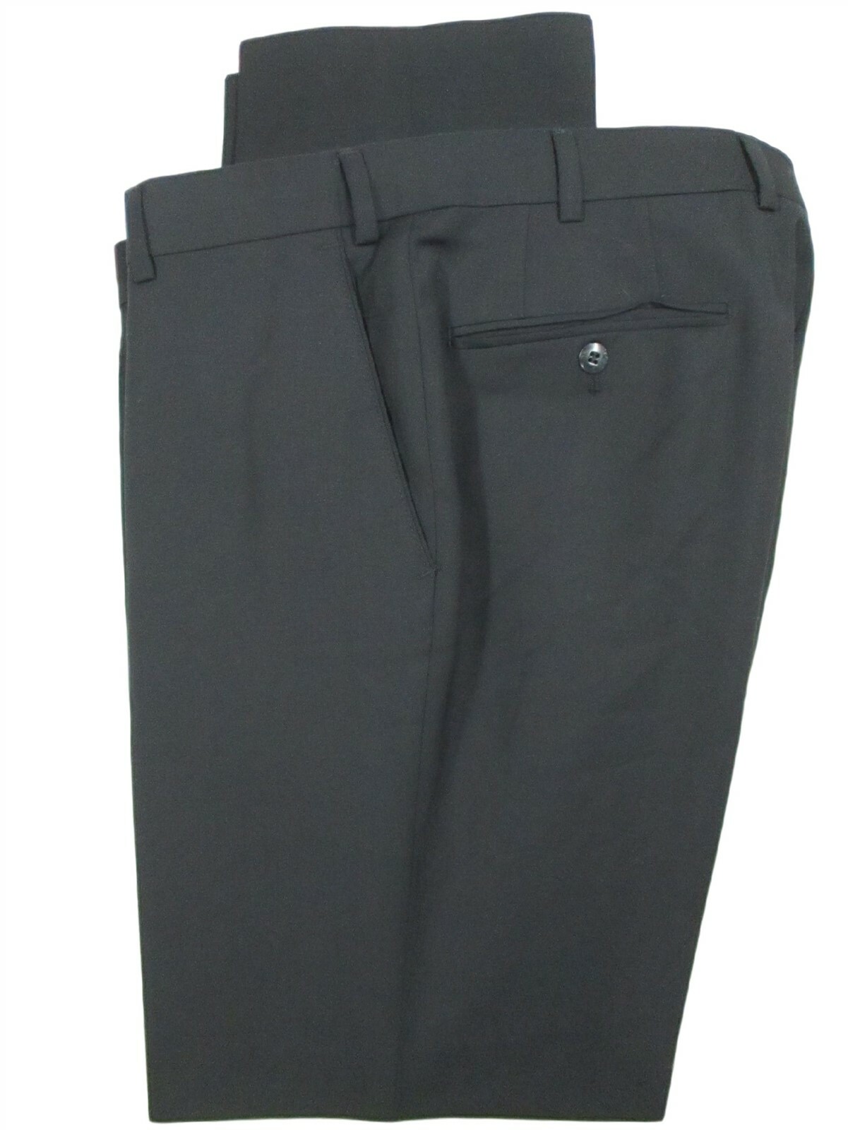 Hiltl Mens Navy Flat Front S100s Dress Pants 34×32.5