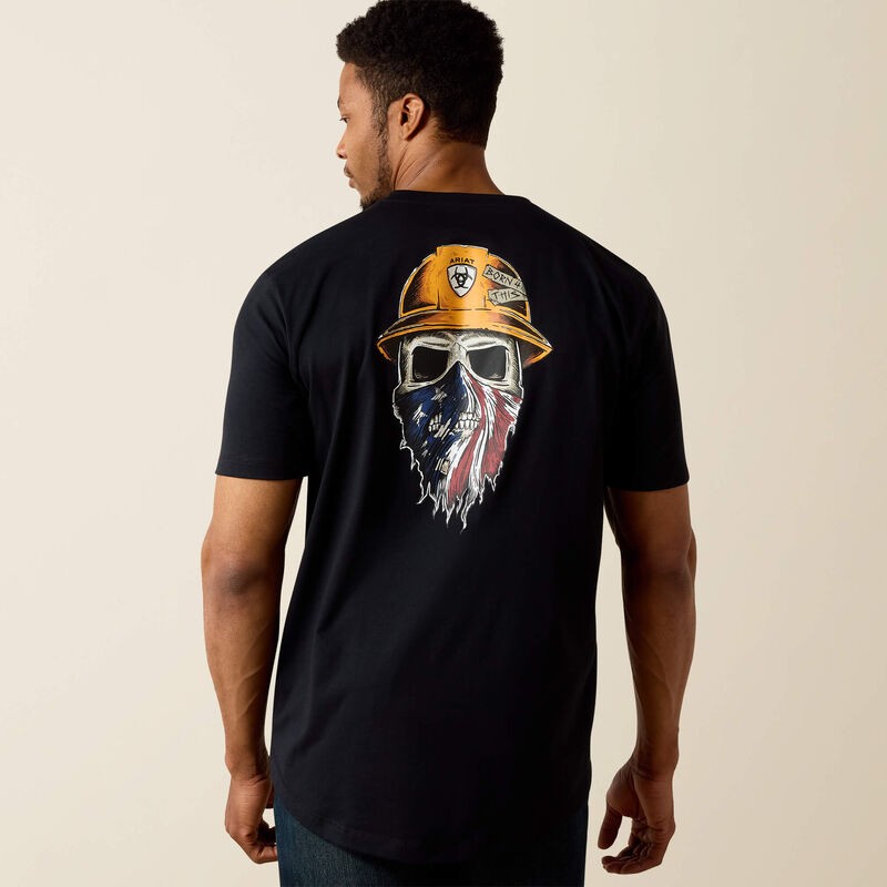 Ariat Rebar Workman Born For This T-Shirt, Black, Size Medium
