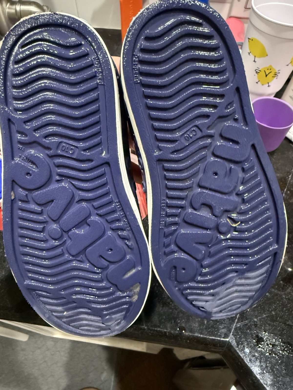 Native Kids Jefferson Slip On Navy Size C10 Water Shoes Lightweight