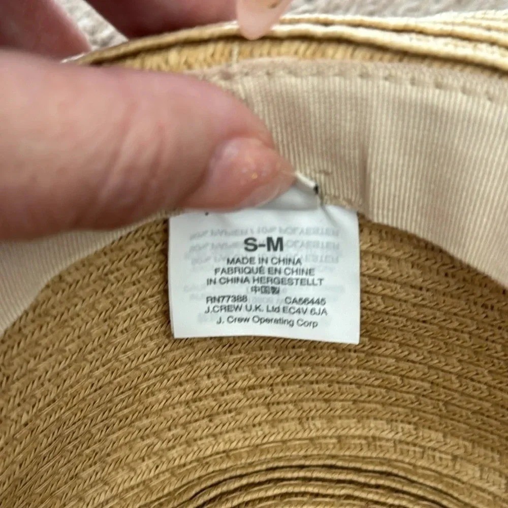 Madewell Packable Mesa Straw Hat Size S/M Vacation Tropical Resortwear Beach