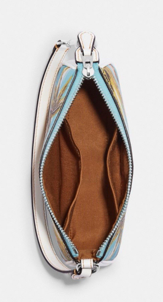 NWT Coach Nolita 19 Canvas Leather CK382 Hawaiian Print Chalk/Blue Multi