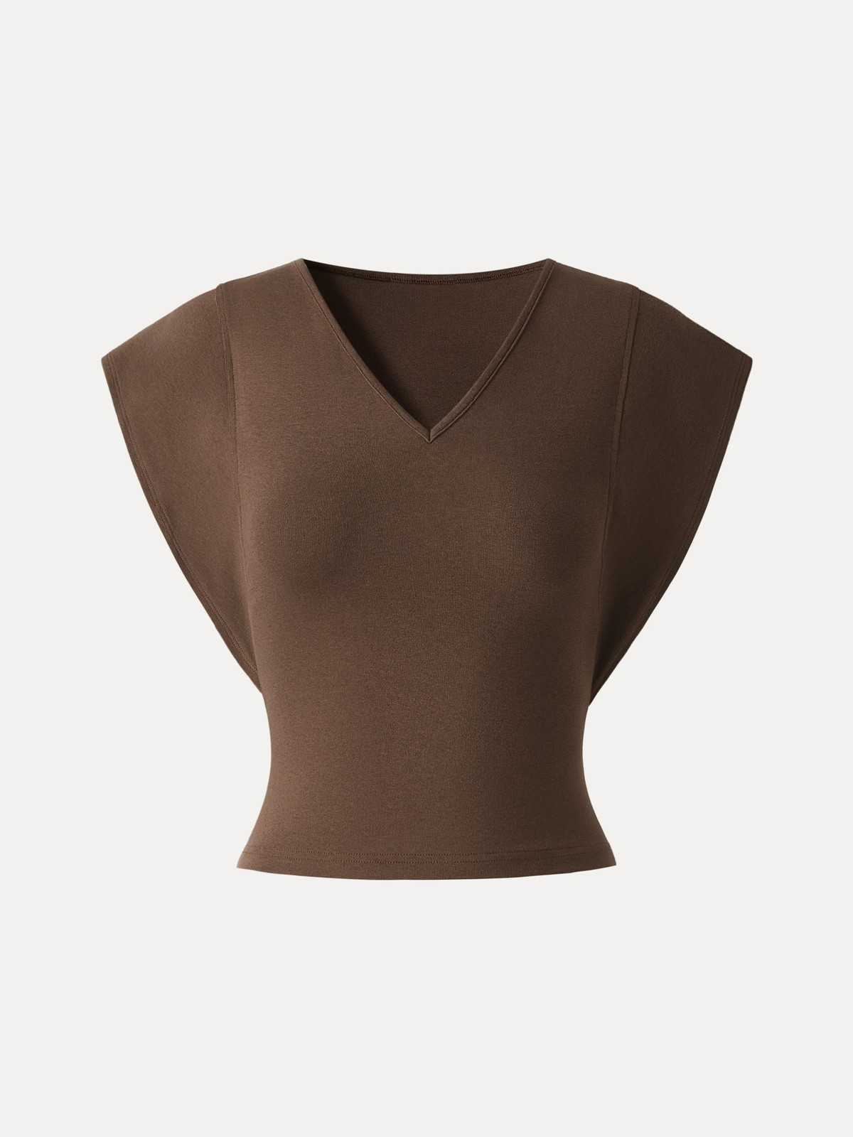 OGL Cotton Lyocell V-Neck Summer Tee