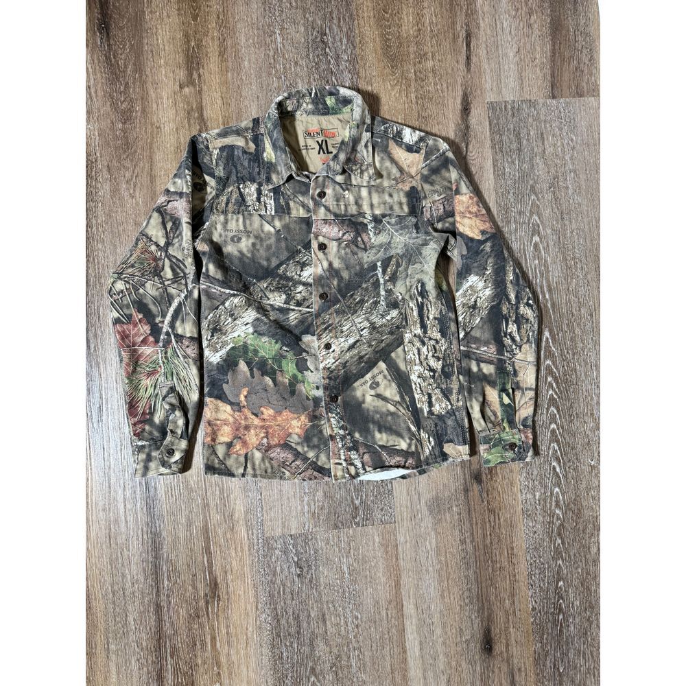 RedHead Silent Hide Mossy Oak Shirt Jacket Boys XL Camo (B)