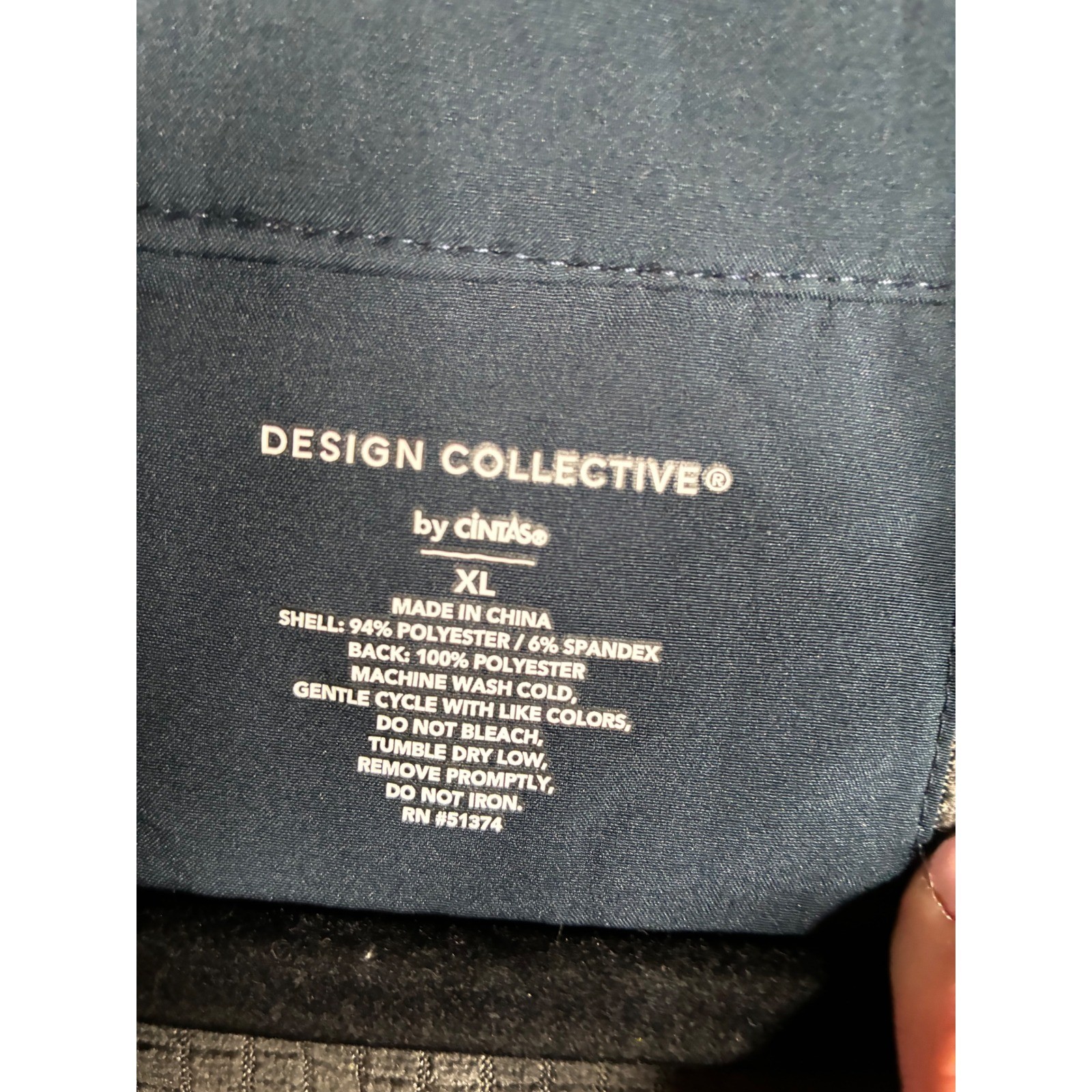 Signature by Cintas Design Collective Mens XL Black Softshell Jacket 47601-230