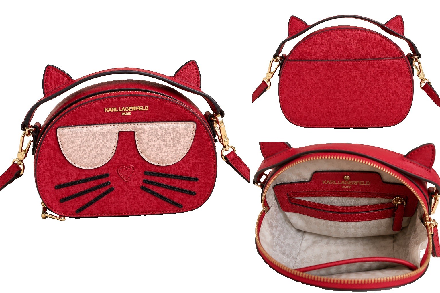Karl Lagerfeld Paris Choupette Cat Crossbody Purse Excellent Condition