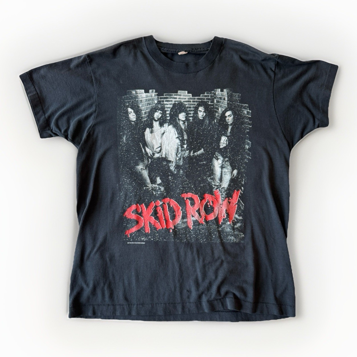 Vintage Skid Row “Makin’ a Mess of the U.S.” 1989 Tour T-shirt XL Single Stitch