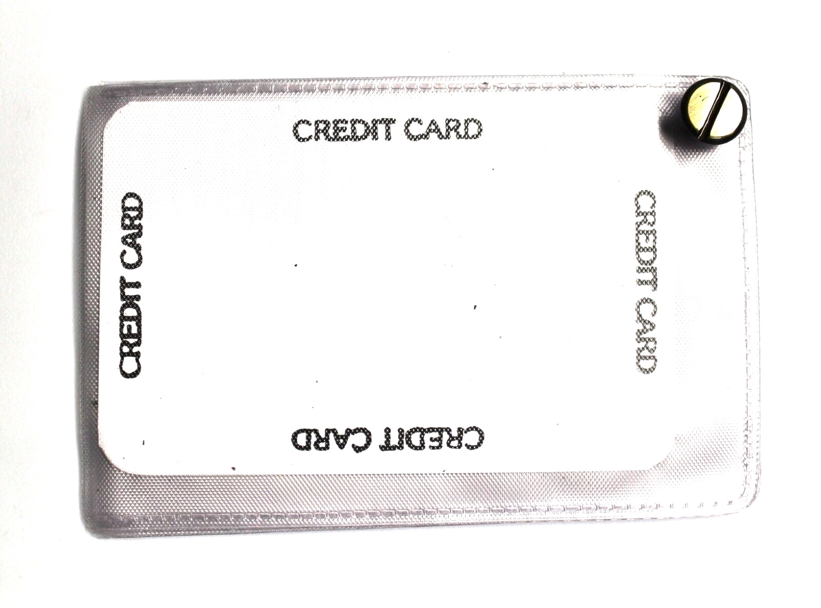 Vinyl Window Inserts for Credit Card Fan Wallets with Hardware