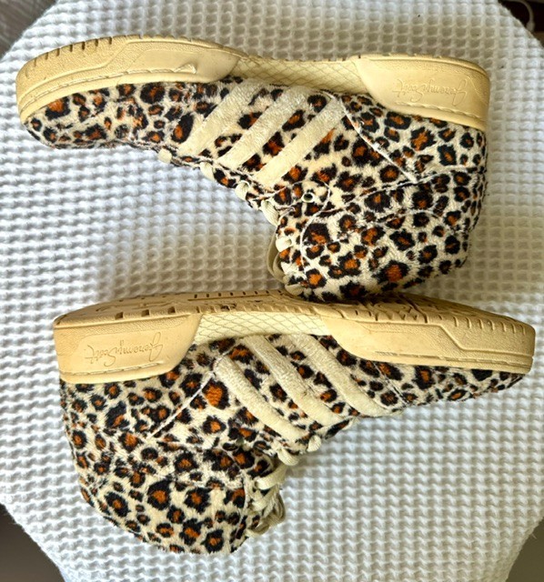 Size 9 – Adidas Jeremy Scott Leopard Tail Sandstorm