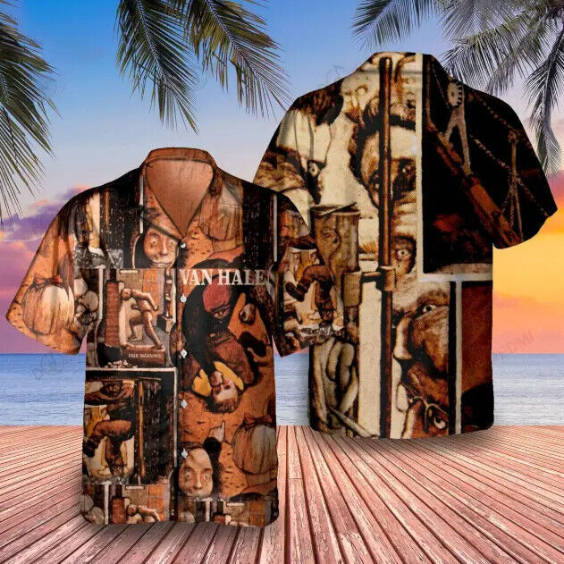 Van Halen Hawaiian Shirt summer 3d Aloha art shirt mom gift_tvn_29