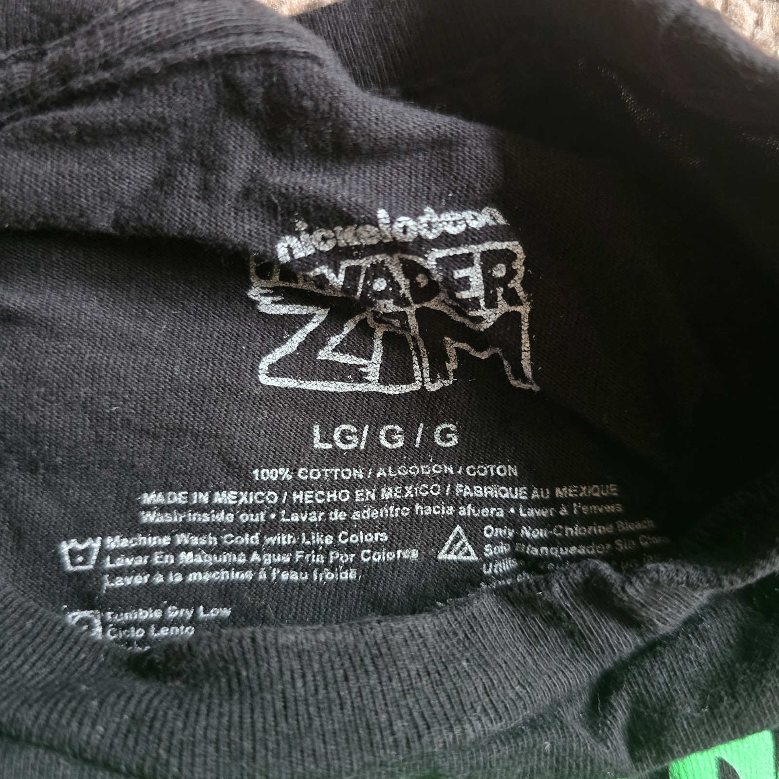 Invader Zim Scene Fashion Gir Doom Tshirt, Size Large, Black
