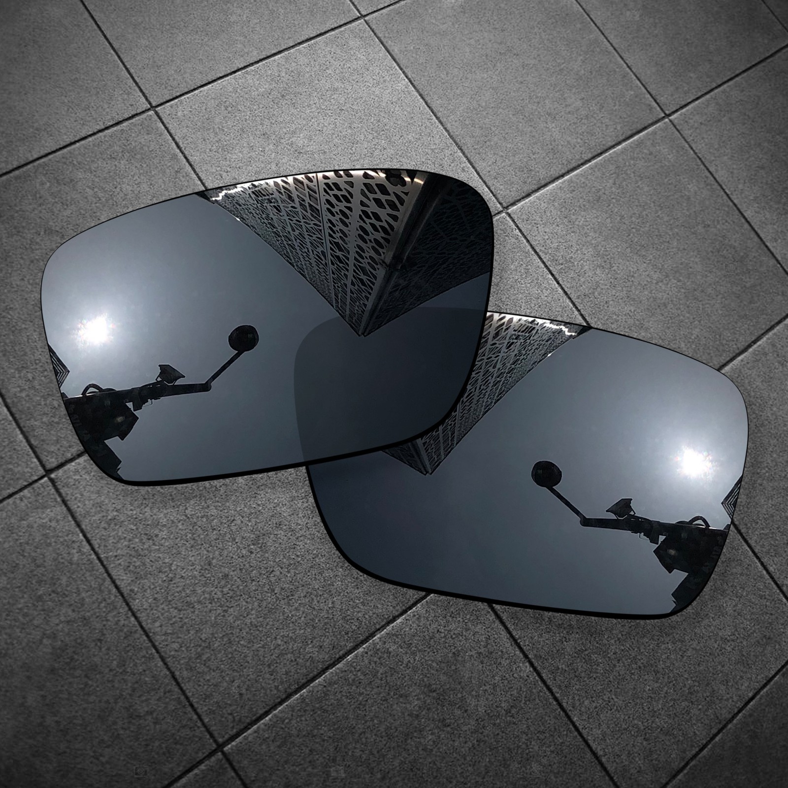 RAWD POLARIZED Stealth Black Replacement Lenses for-Oakley Fuel Cell OO9096