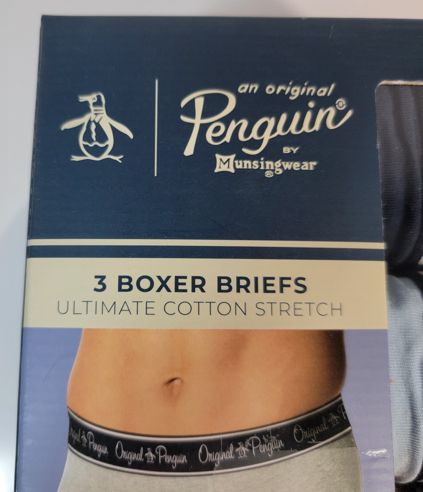 Penguin Underwear 3 Pack Boxer Briefs Men’s S (28-30) Blue Assorted Patterns
