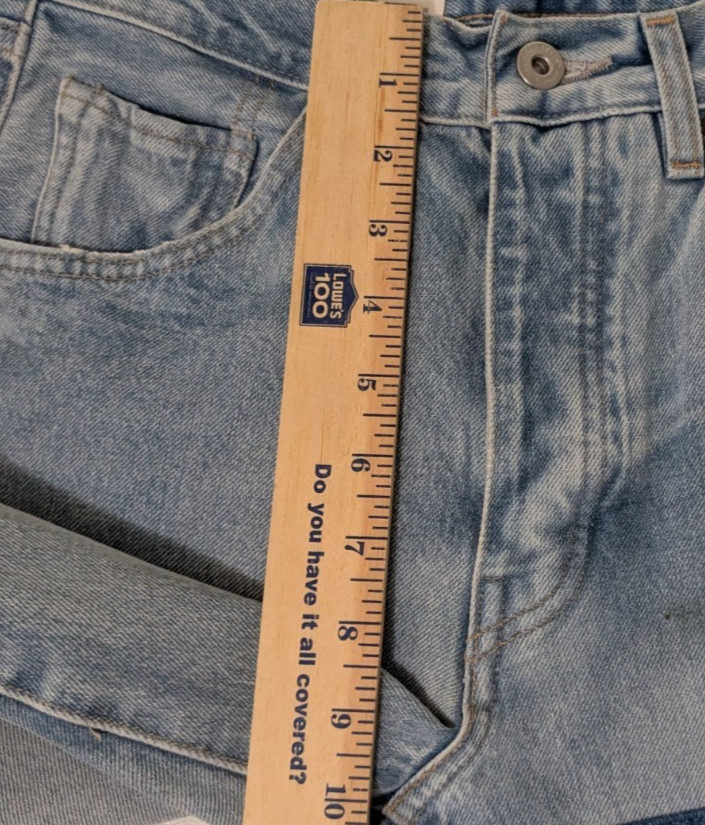 Levi’s Made & Crafted Slit Straight Leg Jeans Women’s 26 Blue Tie-Dye $248 Nwt