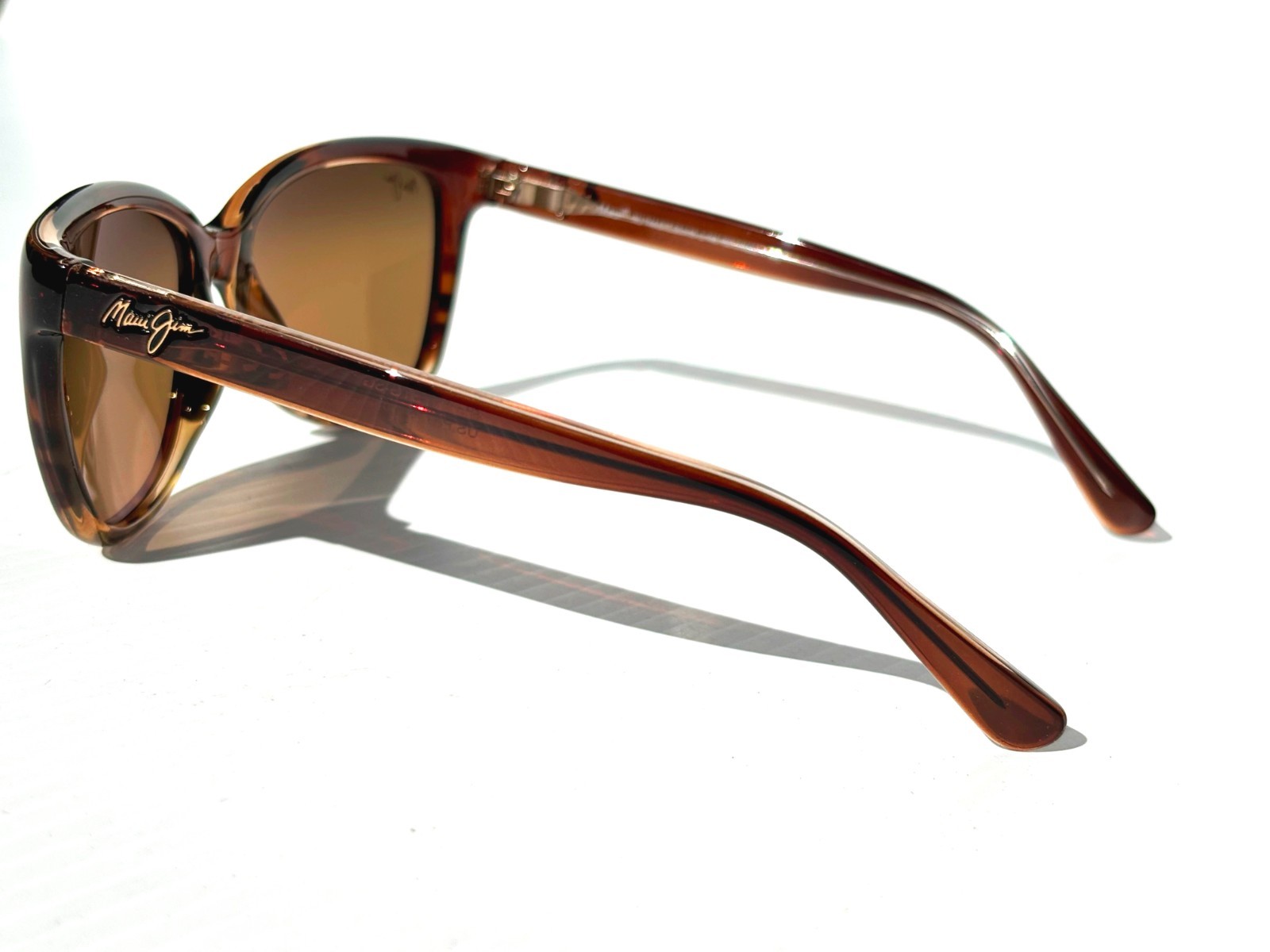 NEW Maui Jim GOOD FUN Rootbeer Fade POLARIZED HCL Bronze GLASS Sunglass HS871-01