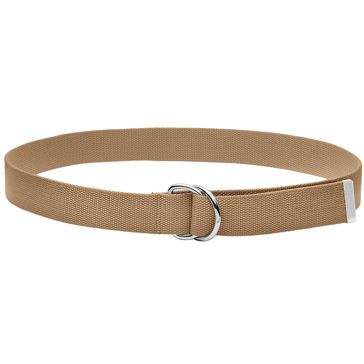 Falari Canvas Web Belt D Ring Buckle Casual Military Style Belt 1 1/2″ Wide