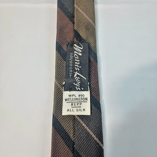 Morris Levy Savannah Collection – Striped Silk Tie 53″ x 2″ WPL 490