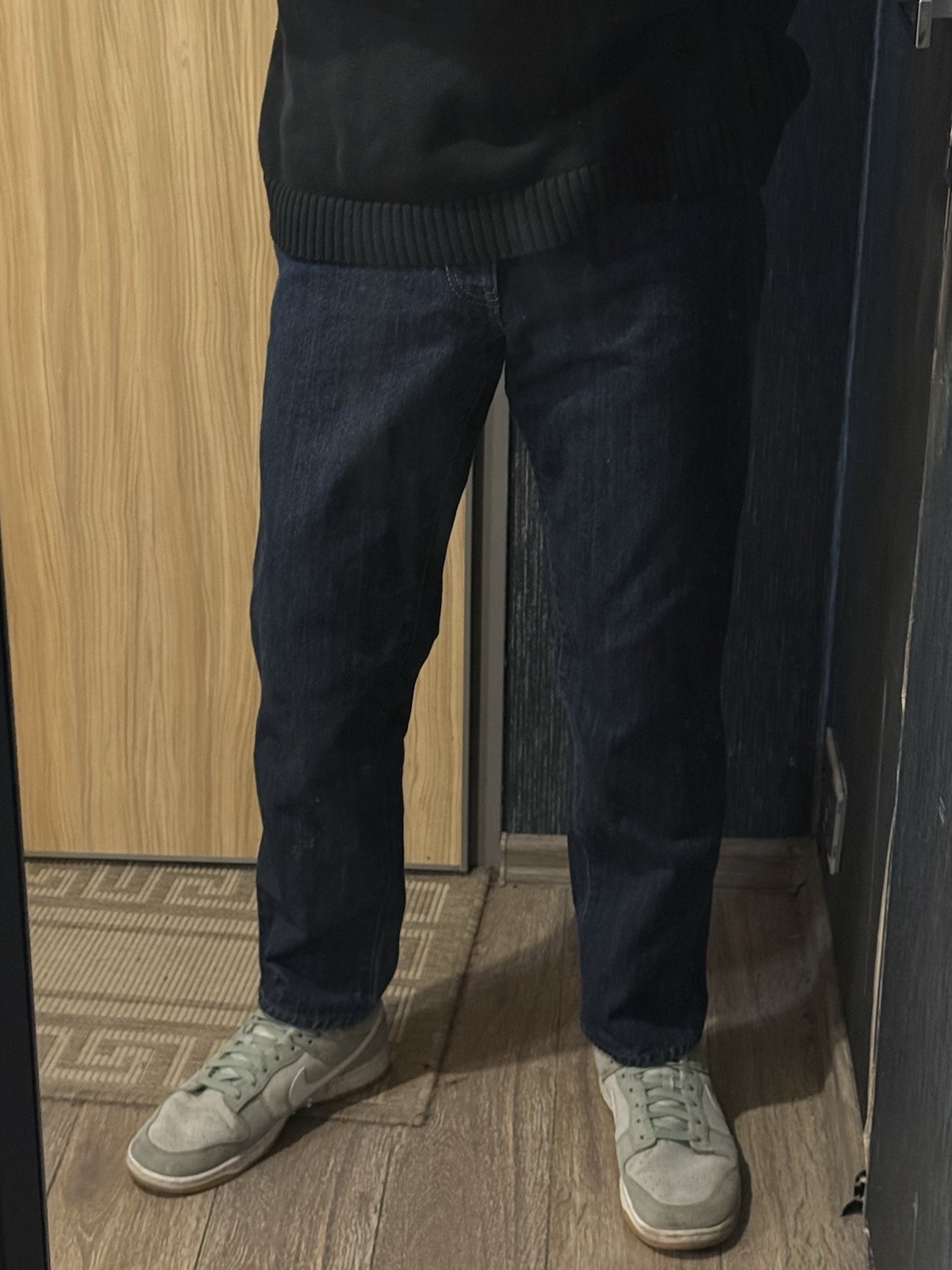 34×30 YSL Jeans Pants Big Logo Indigo Selvedge Yves Saint Laurent Y2K