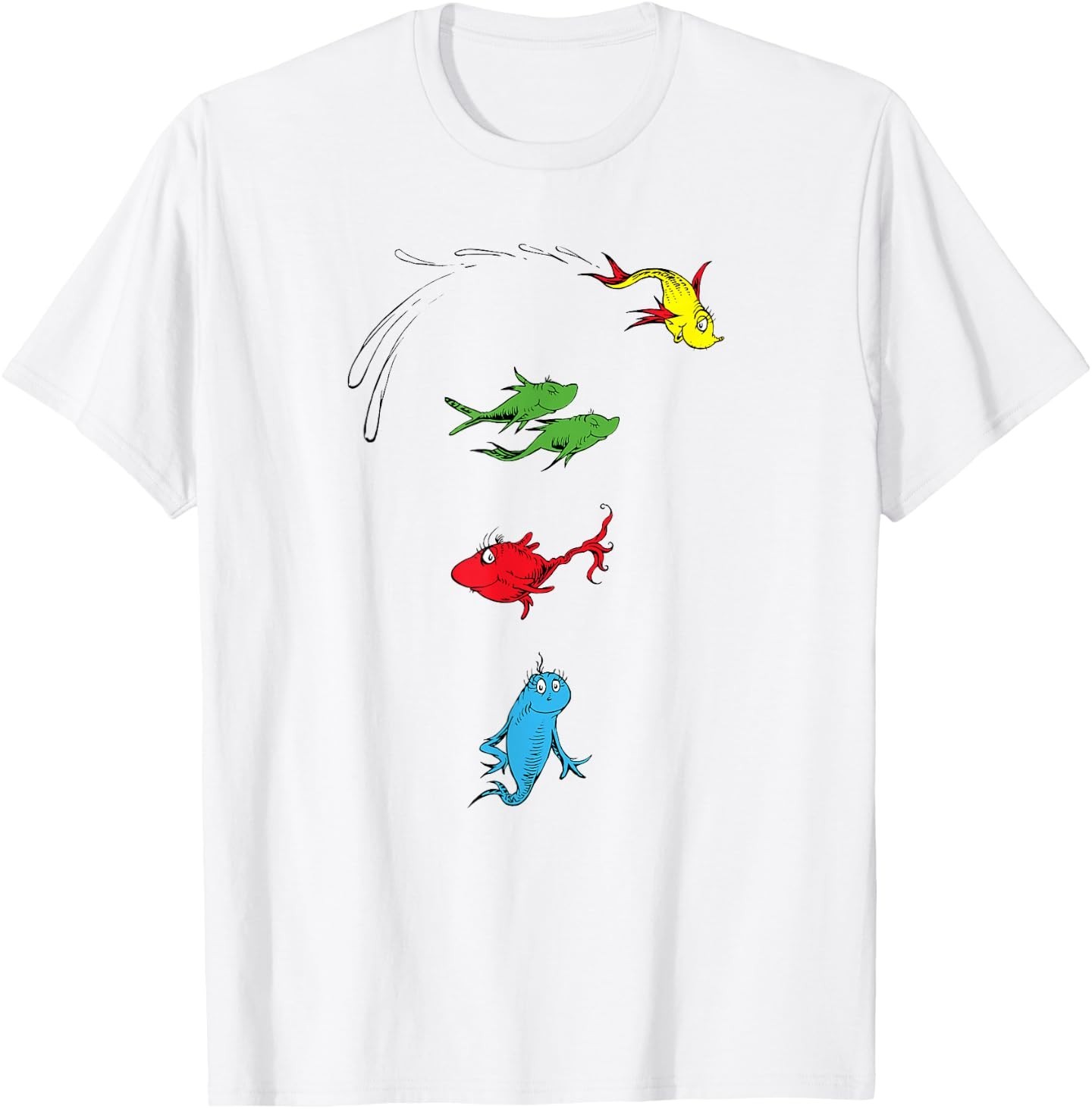 One Fish Two Fish Red Fish Blue Fish T-Shirt
