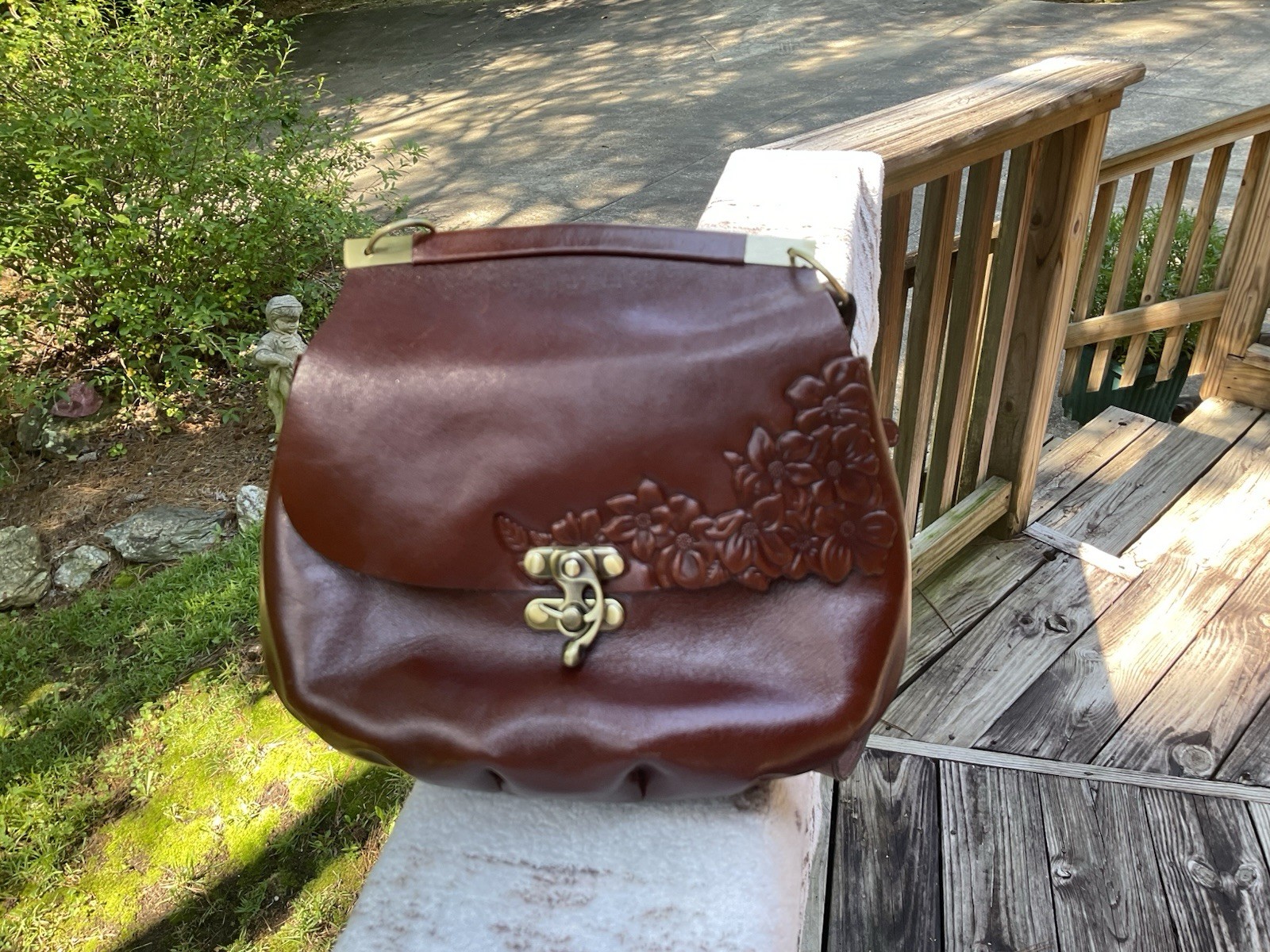 Patricia Nash Tooled Leather Crossbody Handbag