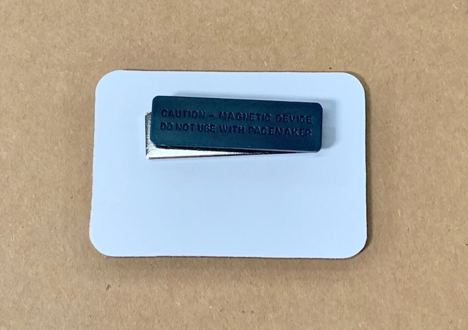 Magnetic Name Badge Backing – Name Tag Fastener with Adhesive Peel, 1.75″