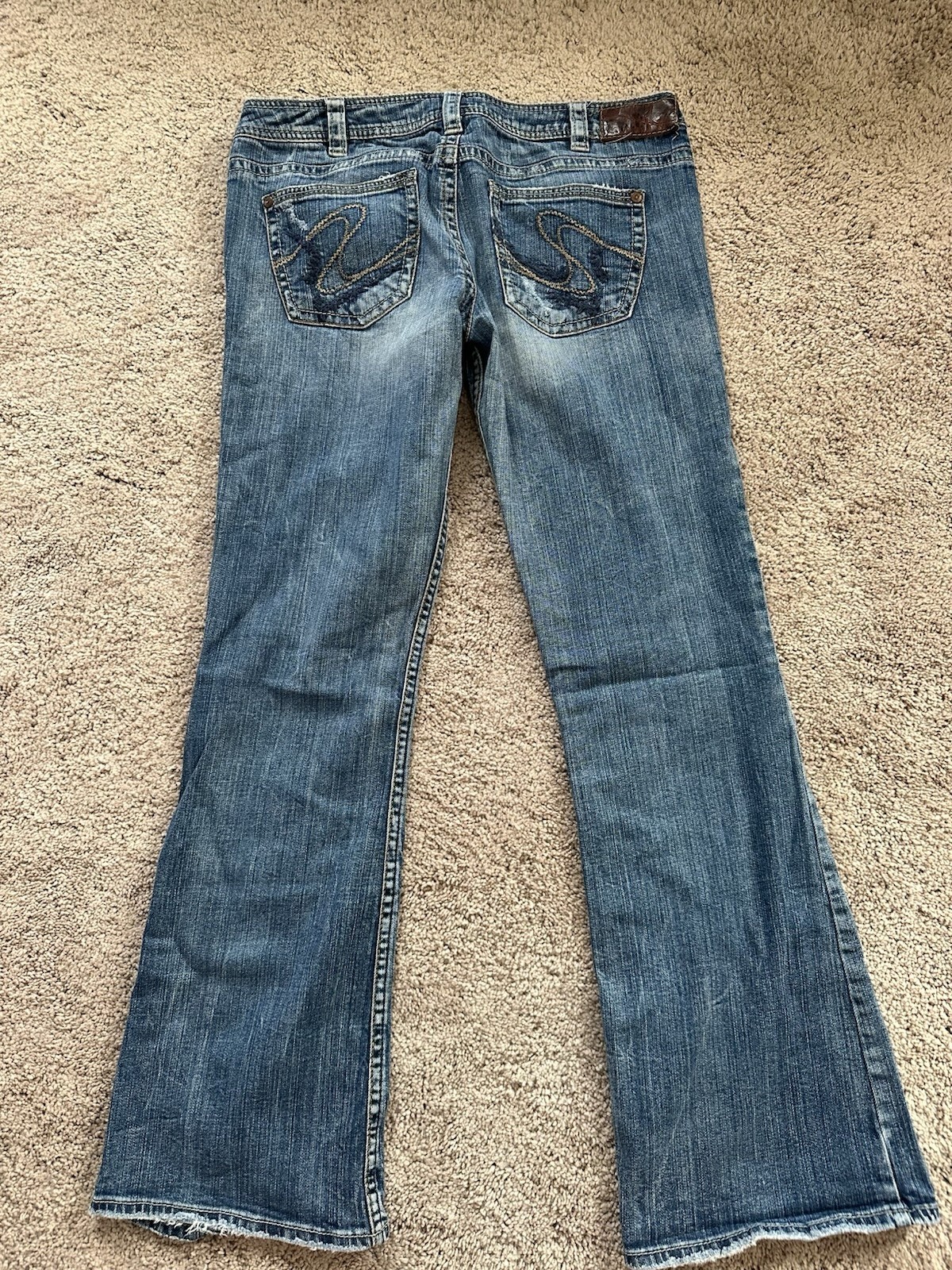 Silver Jeans Women’s Bootcut Medium Wash Blue Denim Stretch 5-Pocket Jeans